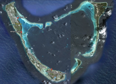 AMF2 sites on Gan Island