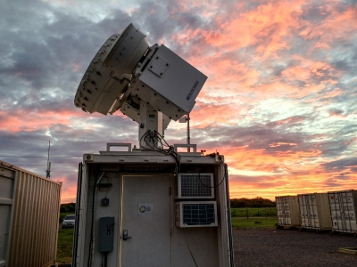 A scanning ARM Cloud Radar was one of the instruments taking measurements during GoAmazon 2014/2015