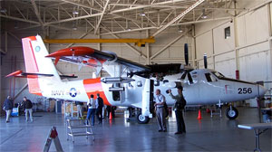 Visitors to the CIRPAS hangar in March got a closeup look at the cloud probes on the Twin Otter. The aircraft will be fully instrumented inside and out when it joins the other five aircraft participating in the CLASIC campaign in June.