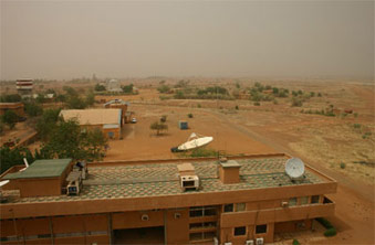 The Niamey International Airport will be the site for the next ARM Mobile Facility (AMF) deployment set to begin in January 2006. The AMF will participate in a multi-national field campaign, known as the [http://amma.mediasfrance.org/][African Monsoon Multidisciplinary Analysis] (AMMA) project, to study the effects of Saharan dust and West African monsoons.