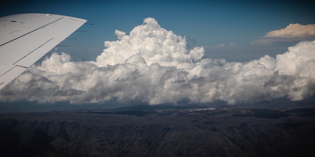 Clouds during CACTI campaign flight with ARM's Gulfstream-159 research aircraft