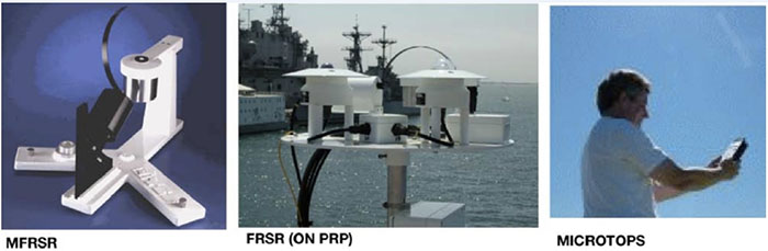 MFRSR, FRSR, MICROTOPS