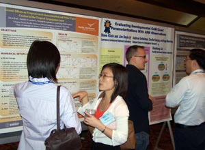 Tuesday and Wednesday evenings at the annual meeting are reserved for poster presentations. This provides an opportunity for participants to interact and learn more about ARM research.