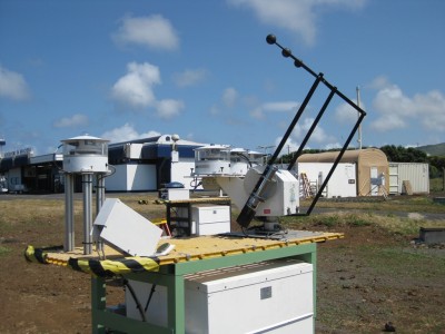 Located next to the airport on Graciosa Island, the ARM Mobile Facility’s comprehensive and sophisticated instrument suite will obtain atmospheric measurements from the marine boundary layer. 
