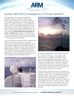 Marine ARM GPCI Investigation of Clouds