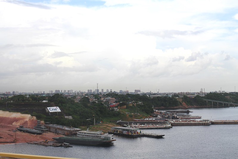 The port city of Manaus, Brazil, is located in the Amazon Basin.