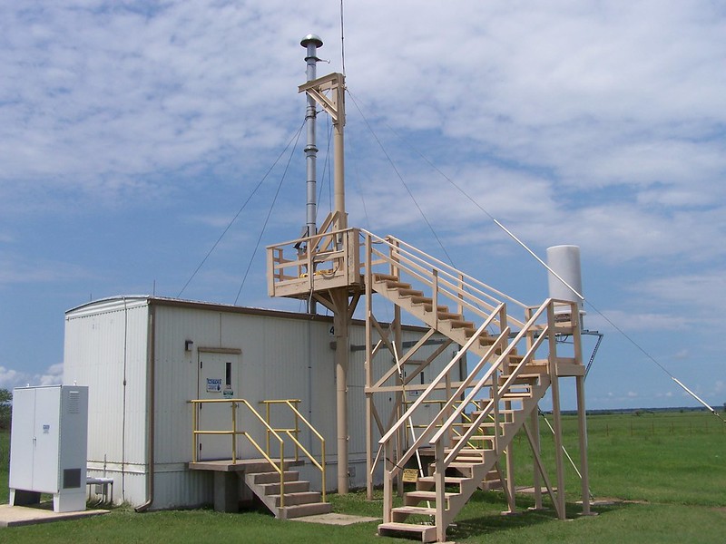 This picture shows the Southern Great Plains Aerosol Observing System.