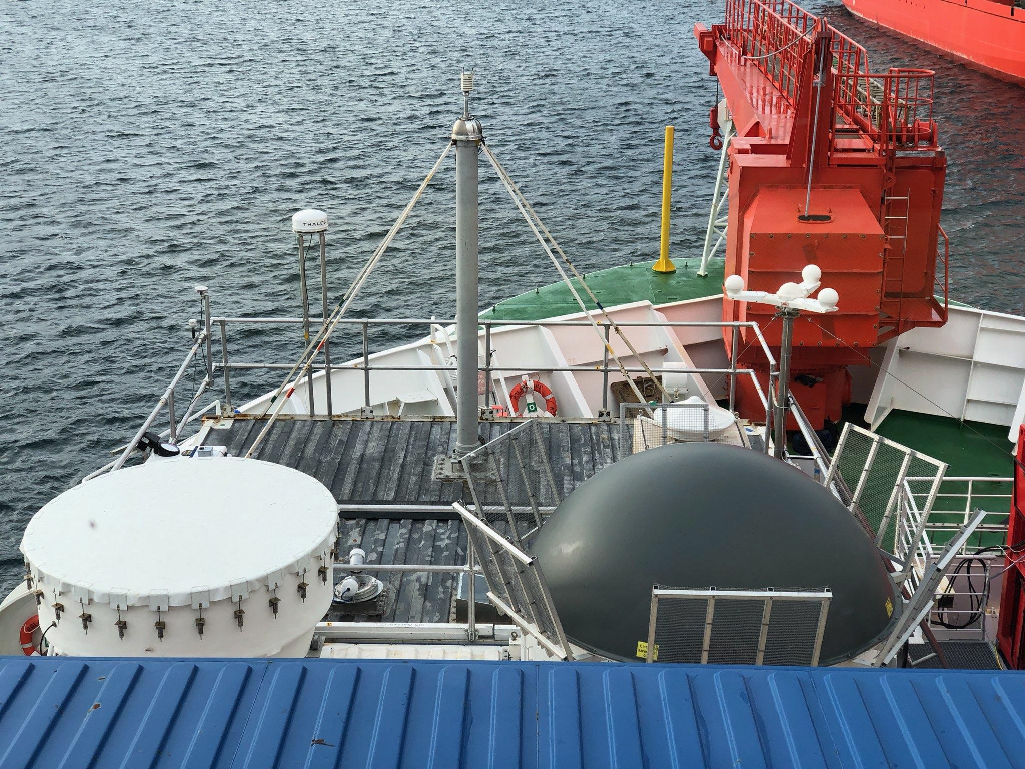 ARM instruments on the R/V Polarstern for MOSAiC