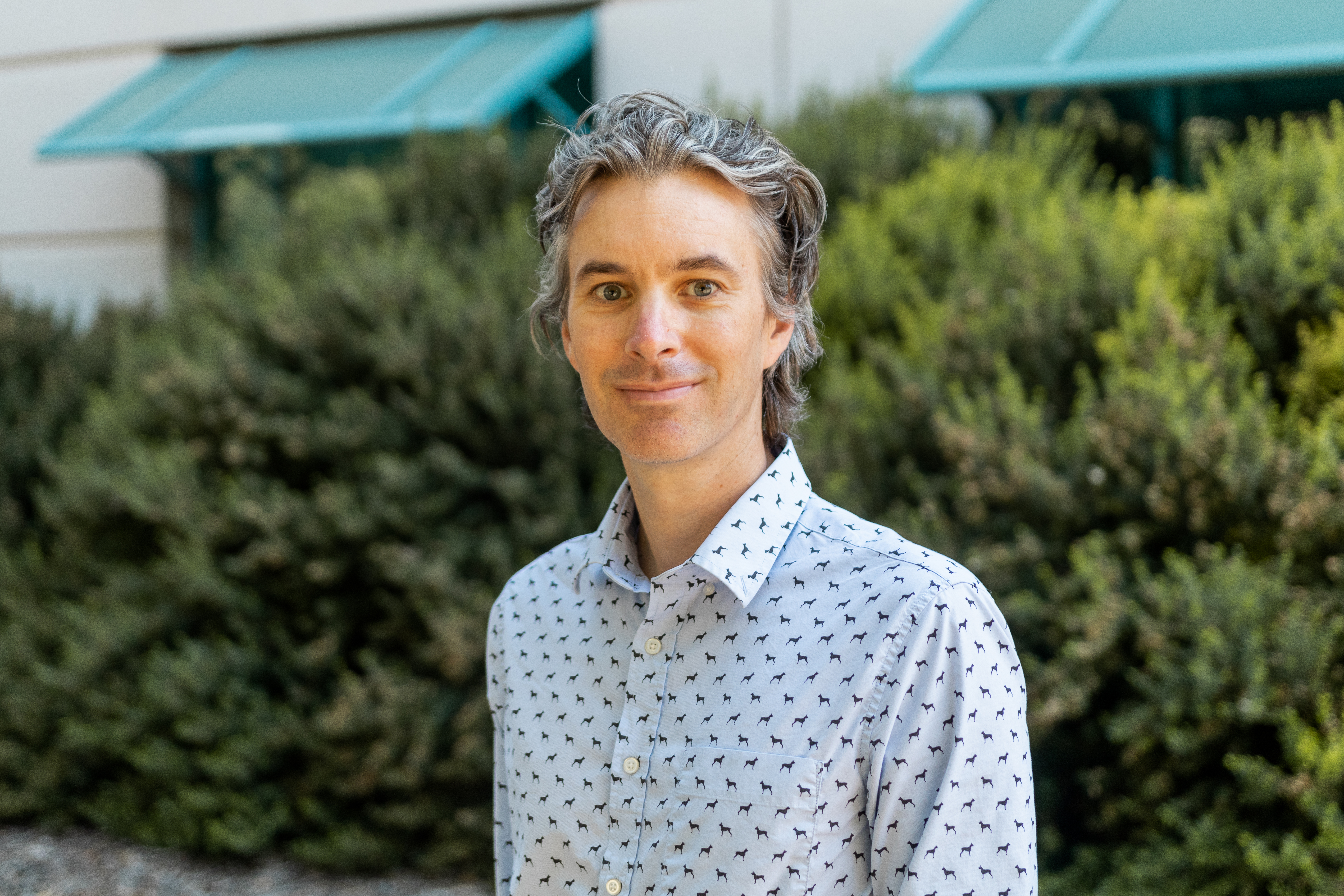 Chris Cappa stands near his group laboratory at the University of California, Davis