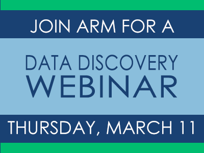 ARM Data Discovery Webinar will be Thursday, March 11