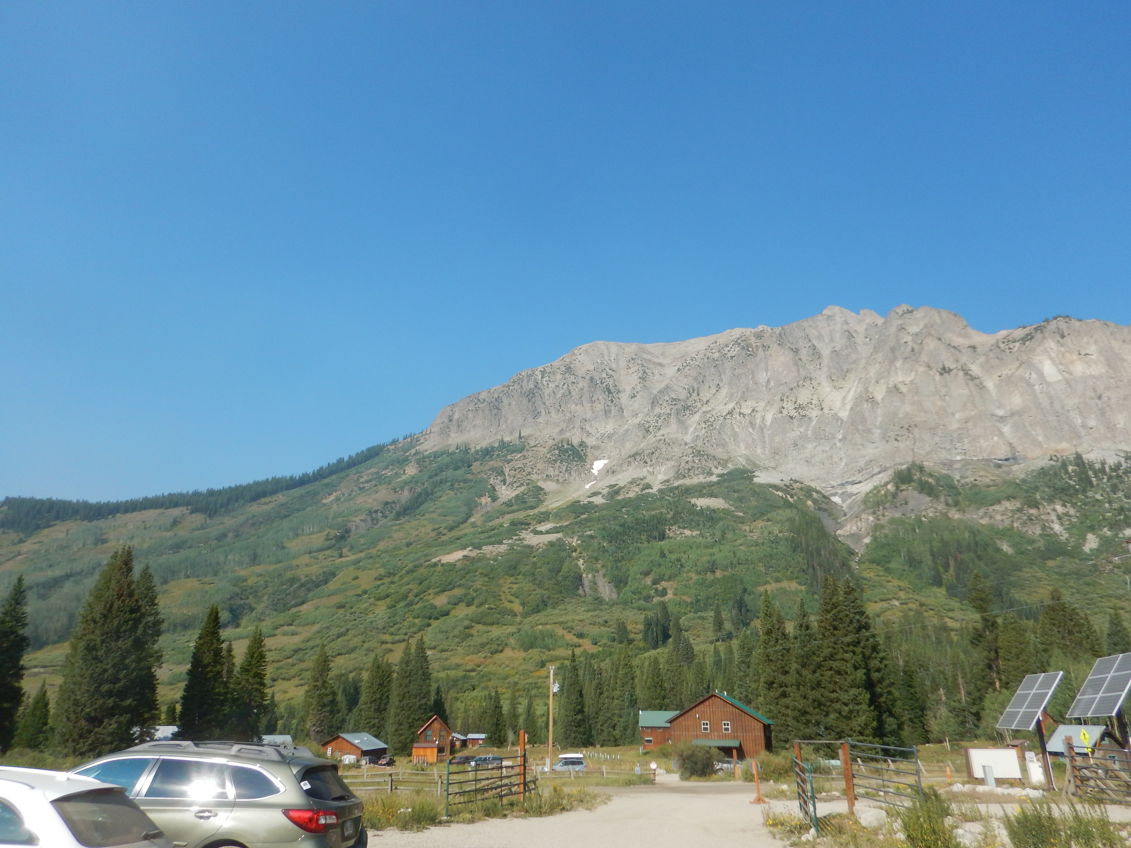 Looking west toward Gothic Mountain in Colorado