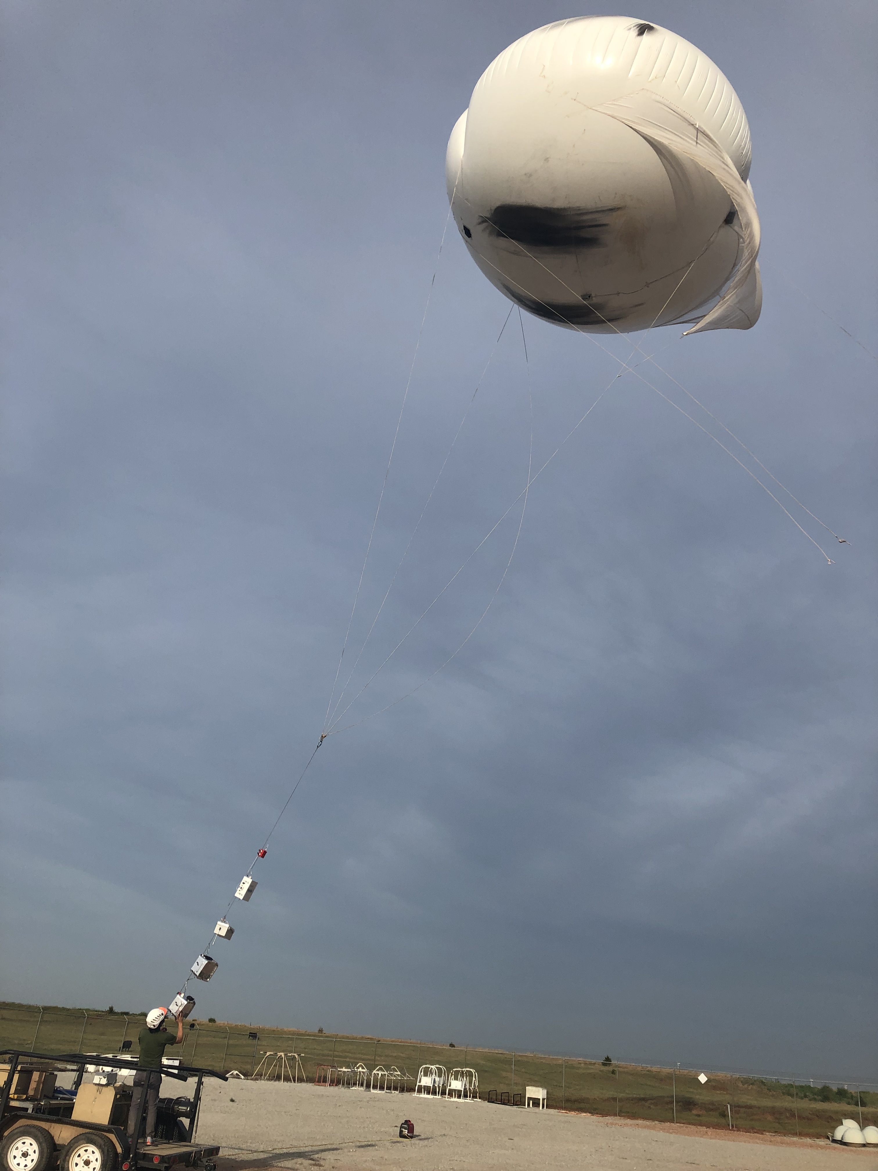 Tethered balloon at Southern Great Plains