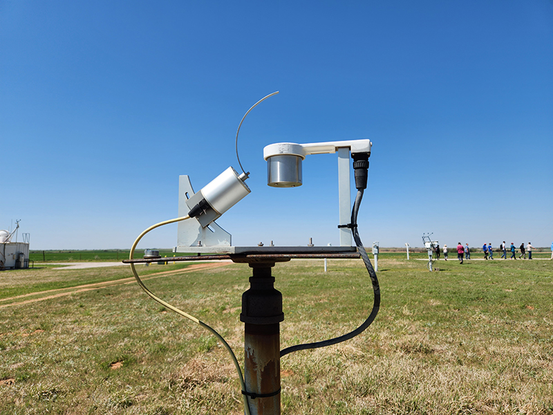 A multifilter rotating shadowband radiometer operates at ARM's Southern Great Plains atmospheric observatory.