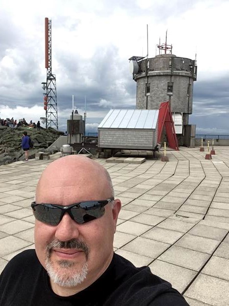 David Mechem at Mount Washington in New Hampshire