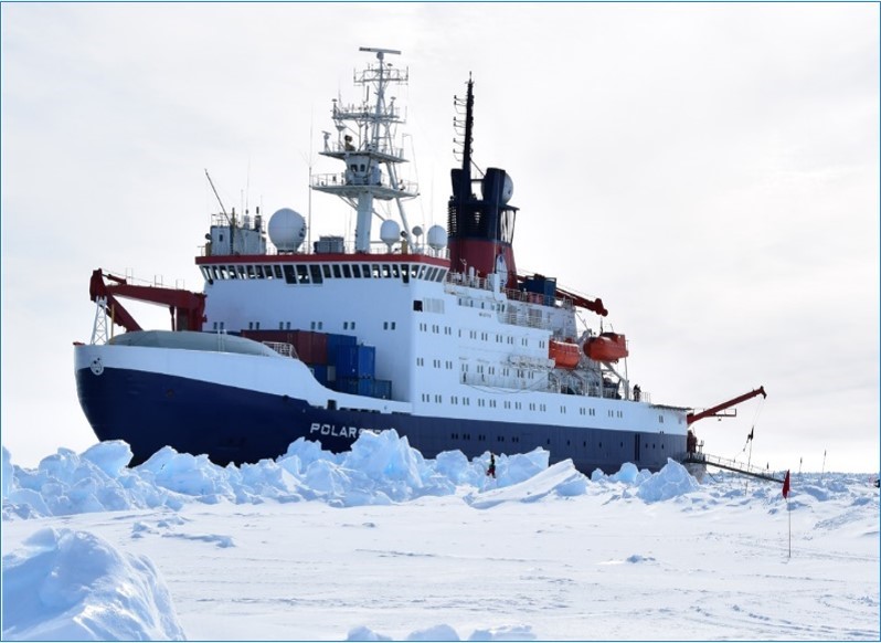 Polarstern in ice