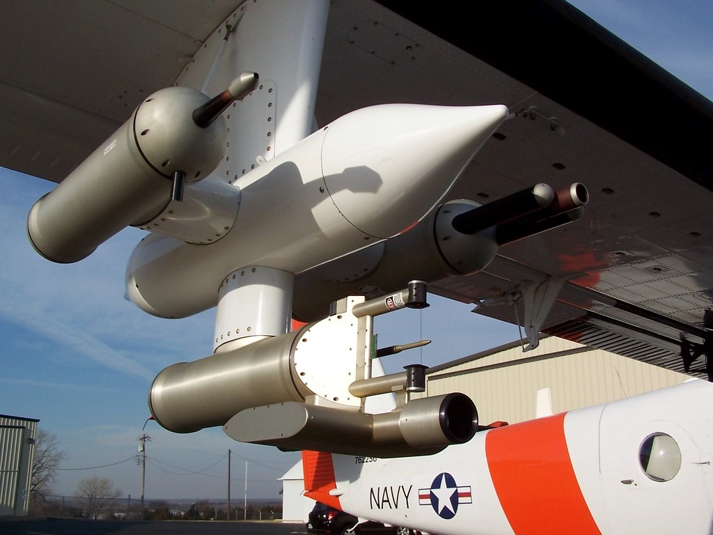 Sensors on Twin Otter aircraft