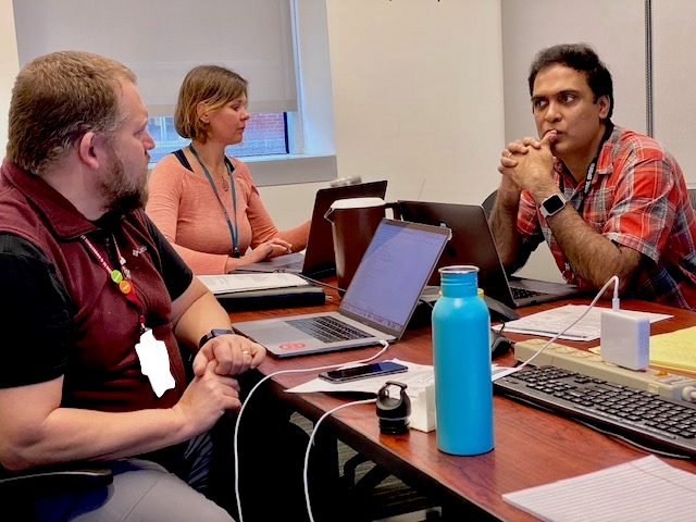 Scott Collis, Giri Prakash, and Maggie Davis