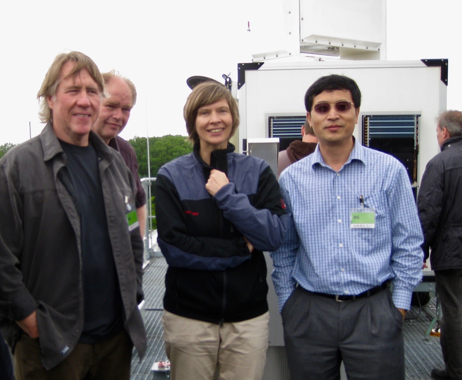 Shaocheng Xie with Jimmy Voyles and Susanne Crewell in Germany