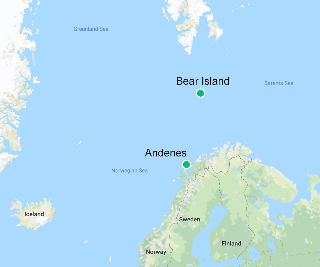 A map of the COMBLE instrument locations shows the AMF1 site near Andenes, Norway, and the smaller Bear Island site.