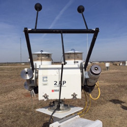 Broadband radiometer station in the field