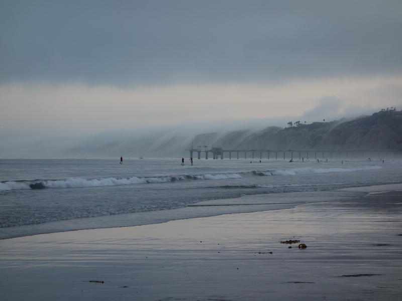 The Ellen Browning Scripps Memorial Pier in La Jolla, California