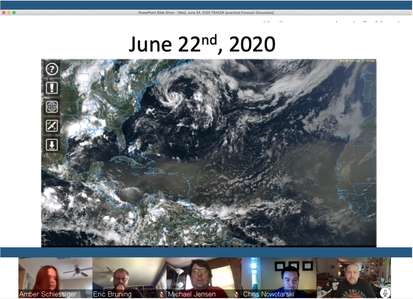 Saharan dust event from June 22, 2020