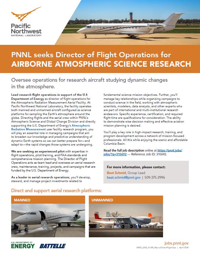 Director of flight operations flyer