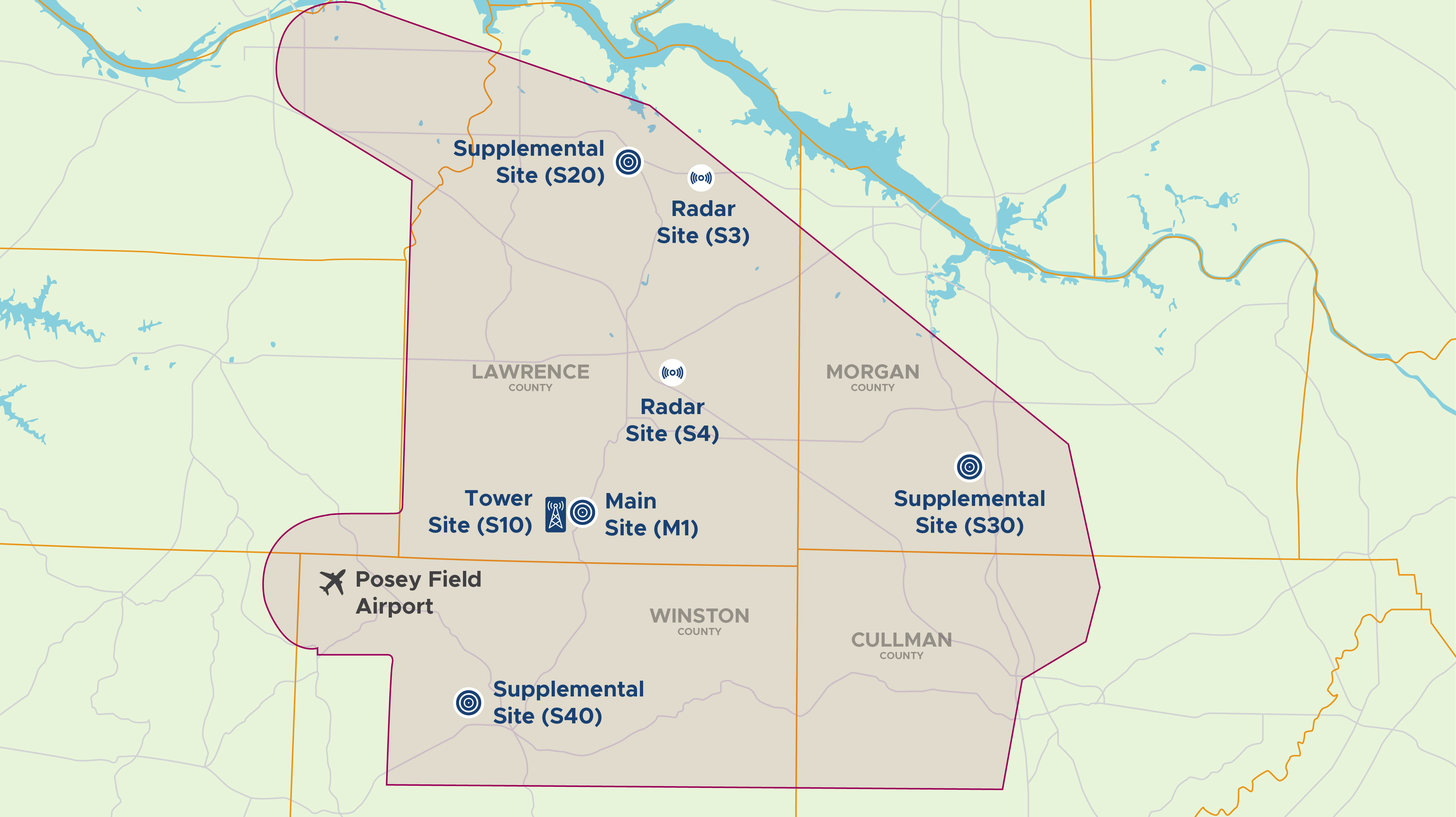 A map indicates the ArcticShark’s flight area from Posey Field to the BNF and surrounding areas. The map shows BNF instrument sites and Posey Field.