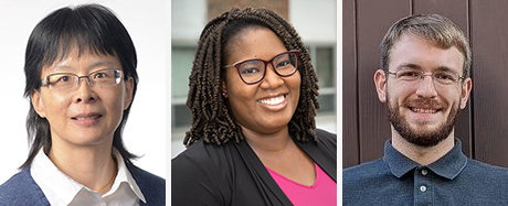 From left to right: Min "Mindy" Deng, Ogochukwu "Ogo" Enekwizu, and Christopher "Chris" Hayes