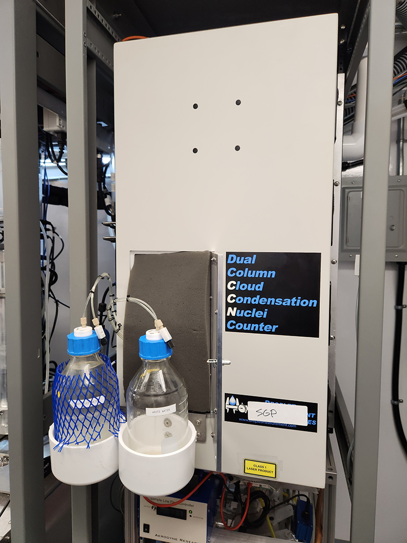 A dual-column cloud condensation nuclei counter inside an ARM Aerosol Observing System