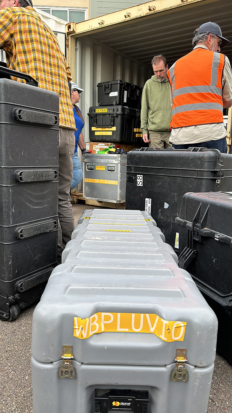 EPCAPE instruments are packed into secure boxes for shipping.