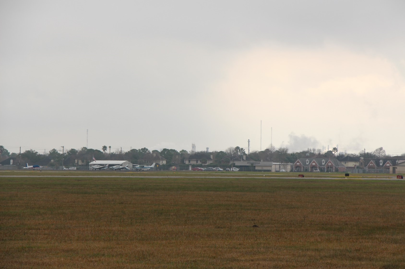 Photo of ARM Mobile Facility site for TRACER campaign at La Porte Municipal Airport