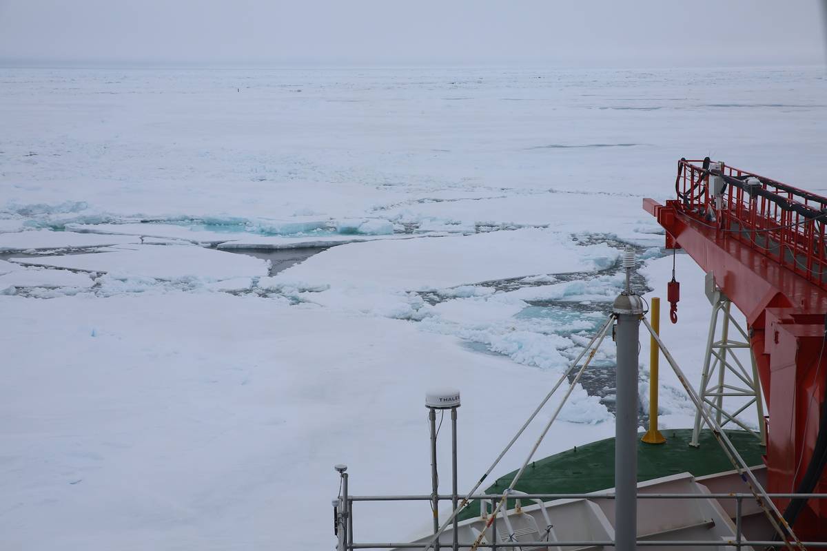Arrival at the MOSAiC floe